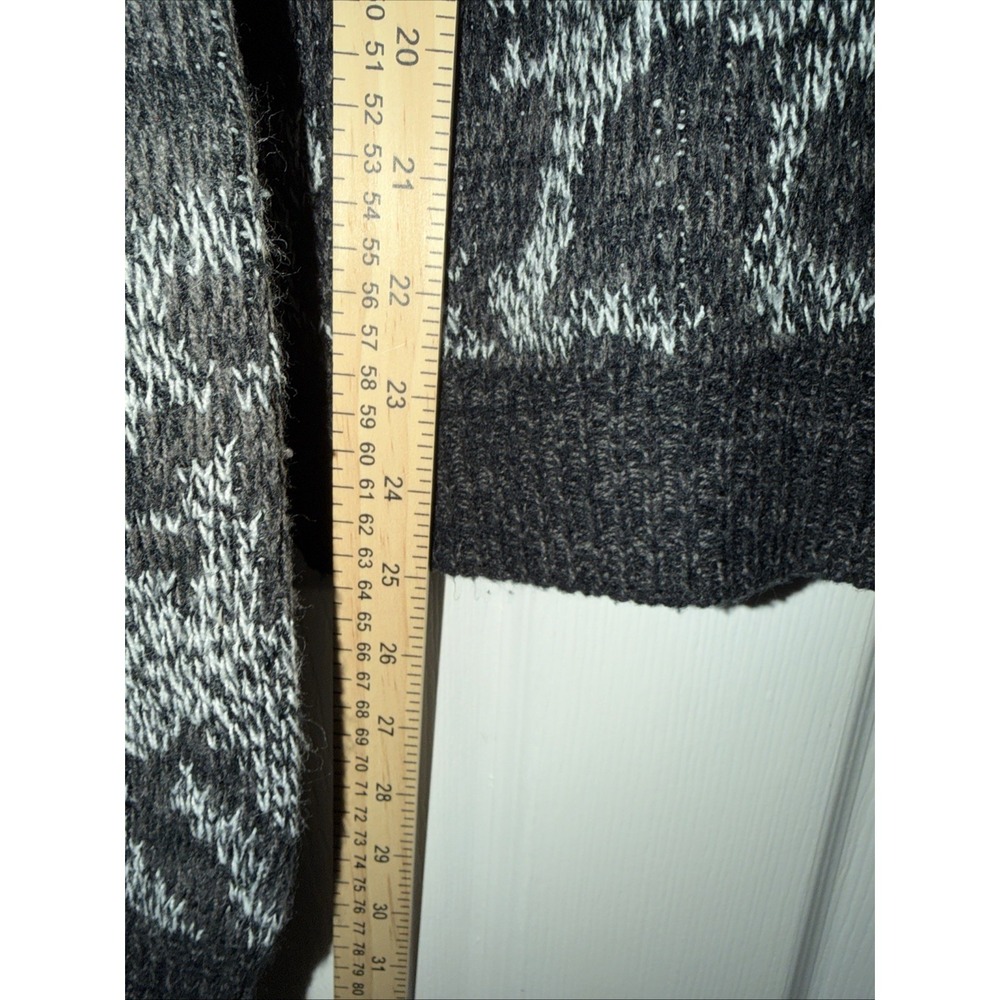 VTG Mcgregor Men's Cardigan Sweater Print Grandpa Sz M Acrylic 80's Chunky Knit - Picture 8 of 8